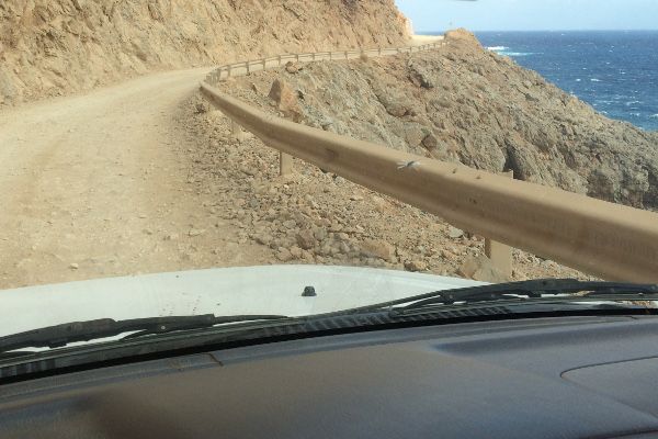 Auf die Blaue Lagune von Balos über Schotterweg