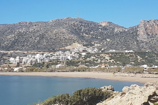 sandy beach paleochora crete