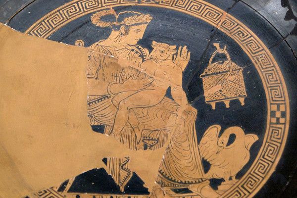 Pasiphae mit Minotaurus